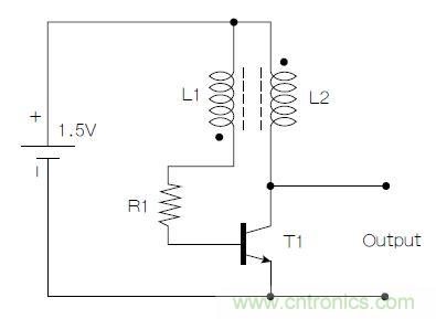 圖1：基本的焦耳小偷電路。