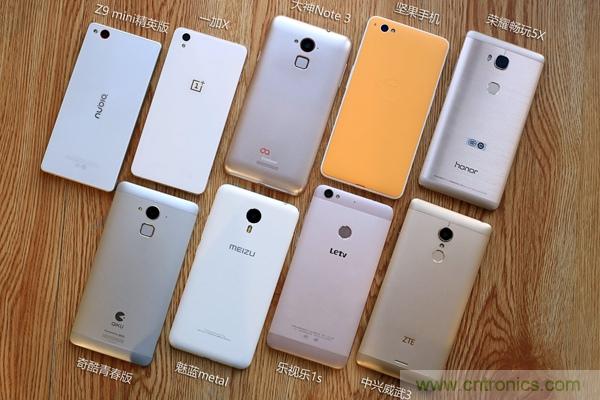 2015年9款千元智能手機橫評：誰才是紅海霸主？