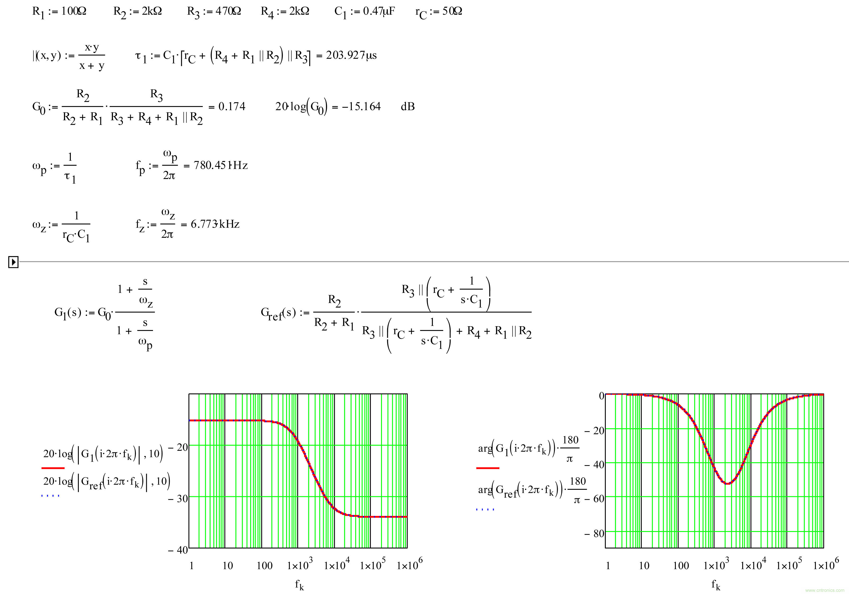 考量運算放大器在Type-2補償器中的動態響應（一）