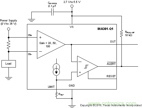 使用快速、精確的過流檢測(cè)器，對(duì)汽車安全系統(tǒng)進(jìn)行診斷