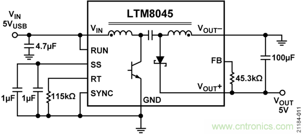USB供電、915MHz ISM無線電頻段、具有過溫管理功能的1W功率放大器