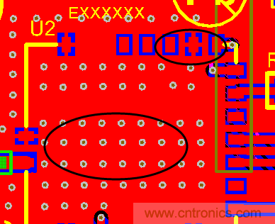 如何引腳接地十字焊盤，過孔完全接地?