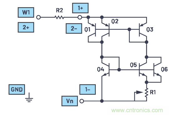 如何利用&Delta;VBE概念來產生穩定的輸出電流