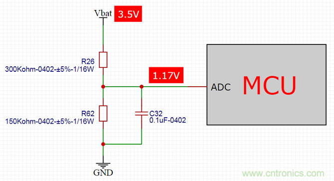電池電壓偵測(cè)電路&ldquo;踩坑&rdquo;：分壓電阻的精度竟然是5%，不是1%