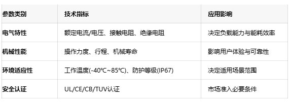 開關(guān)選型深度解析：關(guān)鍵參數(shù)背后的工程邏輯