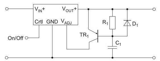 啟動期間轉換器上的負載減少浪涌電流